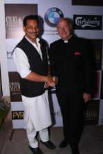 Rajiv Pratap Rudy and Freddy Svane at An evening marked as a tribute to 100 years of Cinema - by Anjanna Kuthiala & Vandy Mehra in Mumbai on 11th March 2013 .JPG